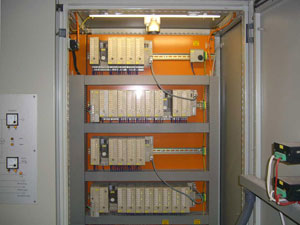 Control cabinet before retrofit