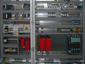 Power cabinet before delivery