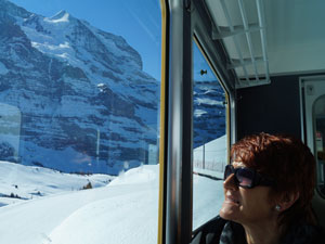 On the way to Jungfraujoch
